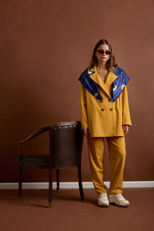 DORIS MUSTARD BLAZER
