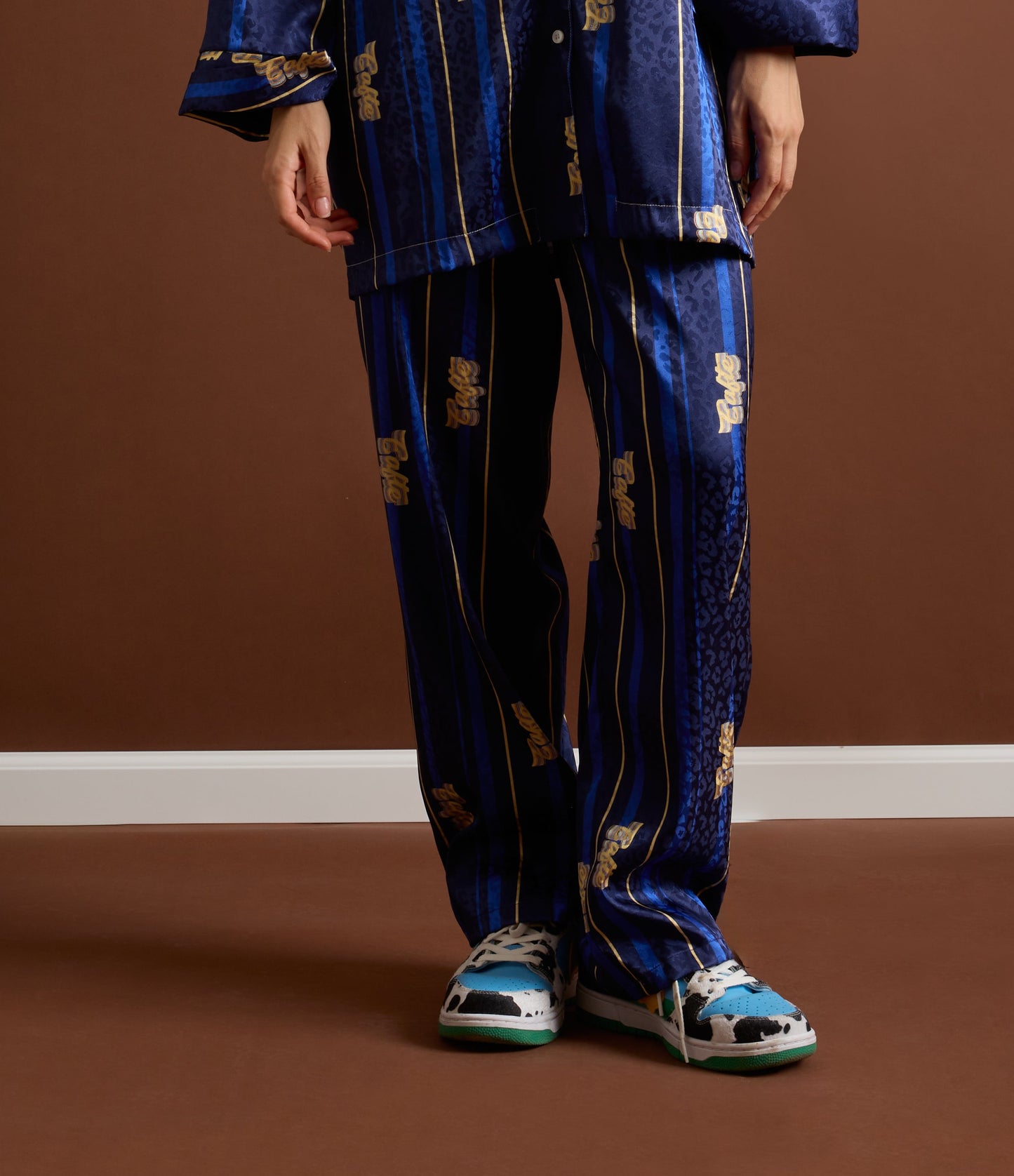 ELECTRA SATIN TROUSERS