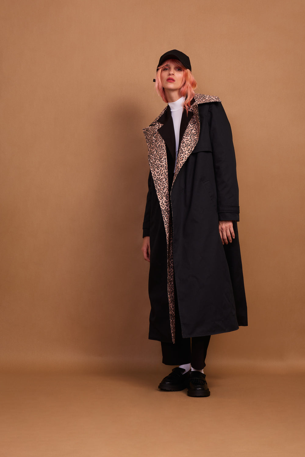 MICHEL DOUBLE FACED TRENCH COAT