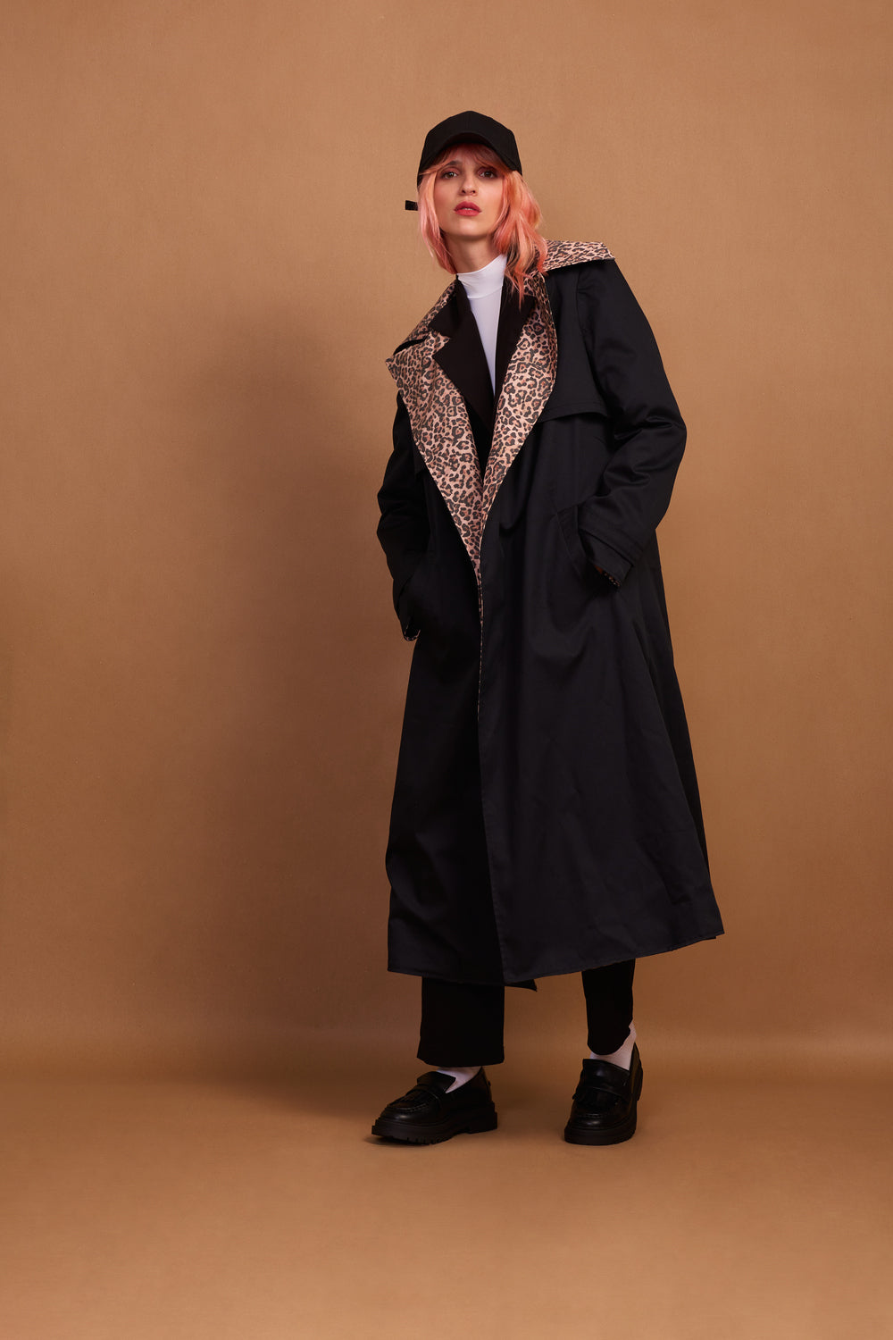 MICHEL DOUBLE FACED TRENCH COAT