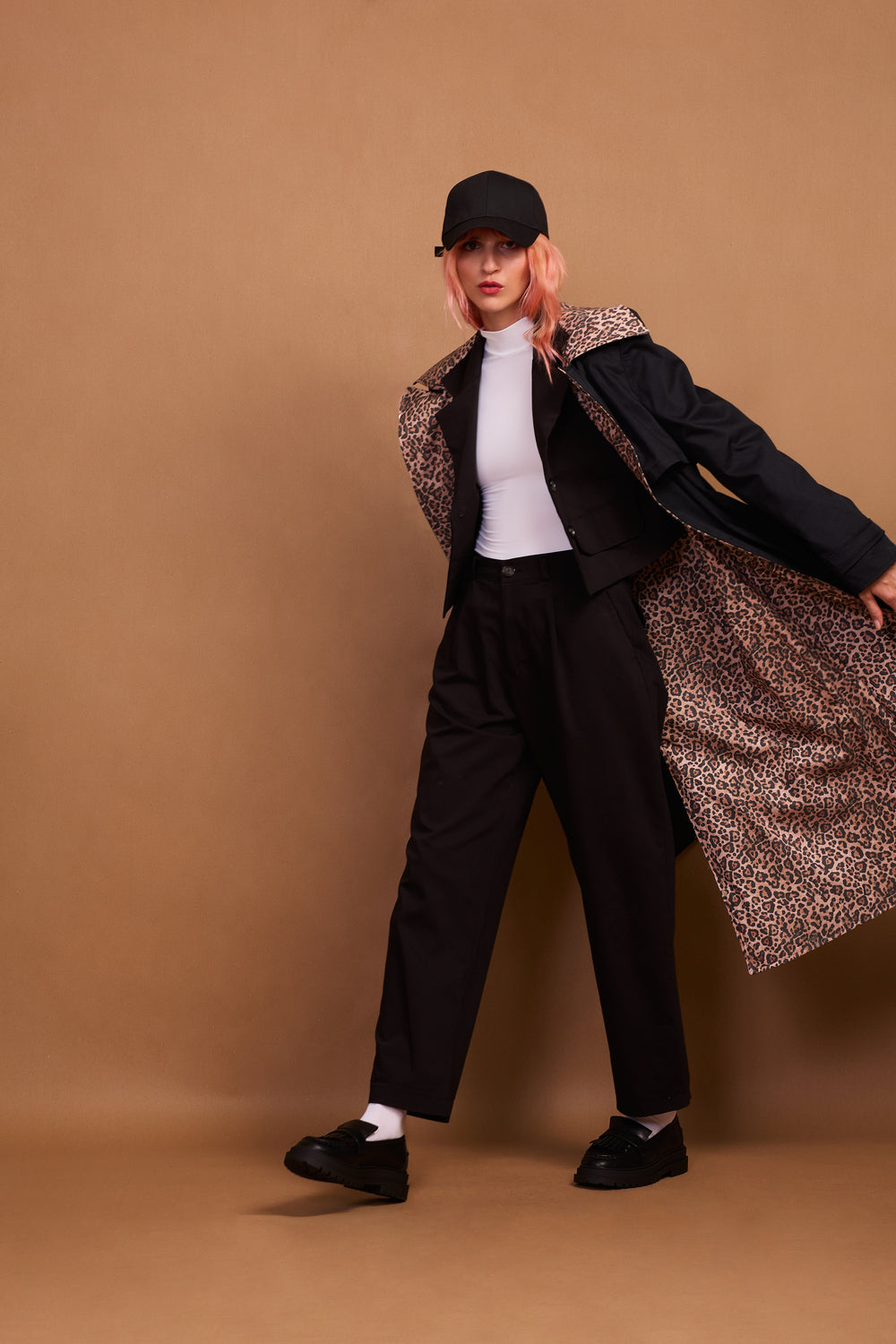MICHEL DOUBLE FACED TRENCH COAT