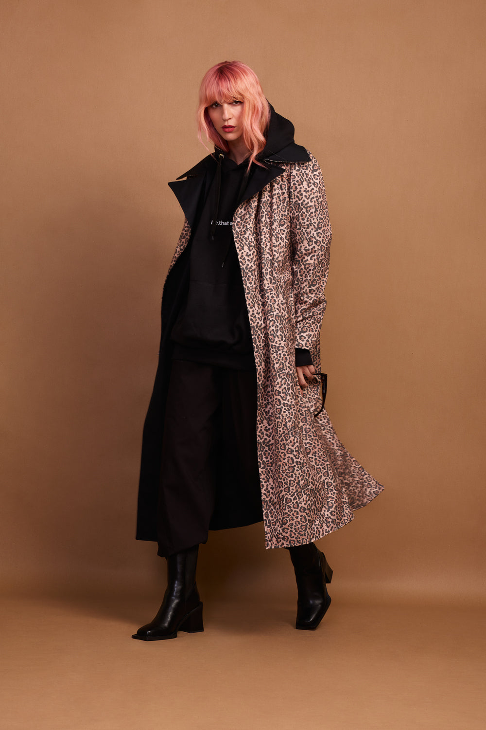 MICHEL DOUBLE FACED TRENCH COAT