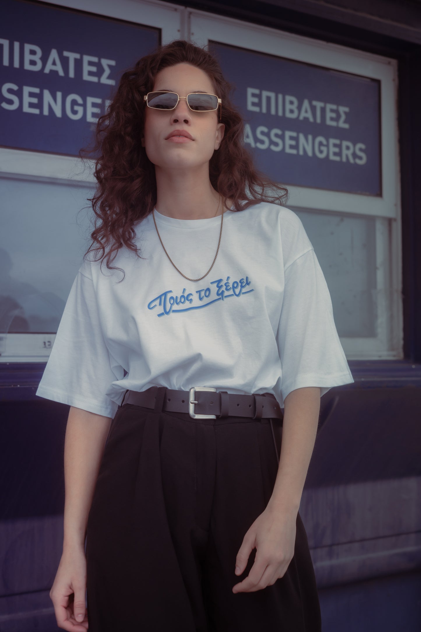 TRACY BLACK LEATHER BELT