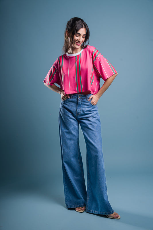 MAGENTA CROP TOP