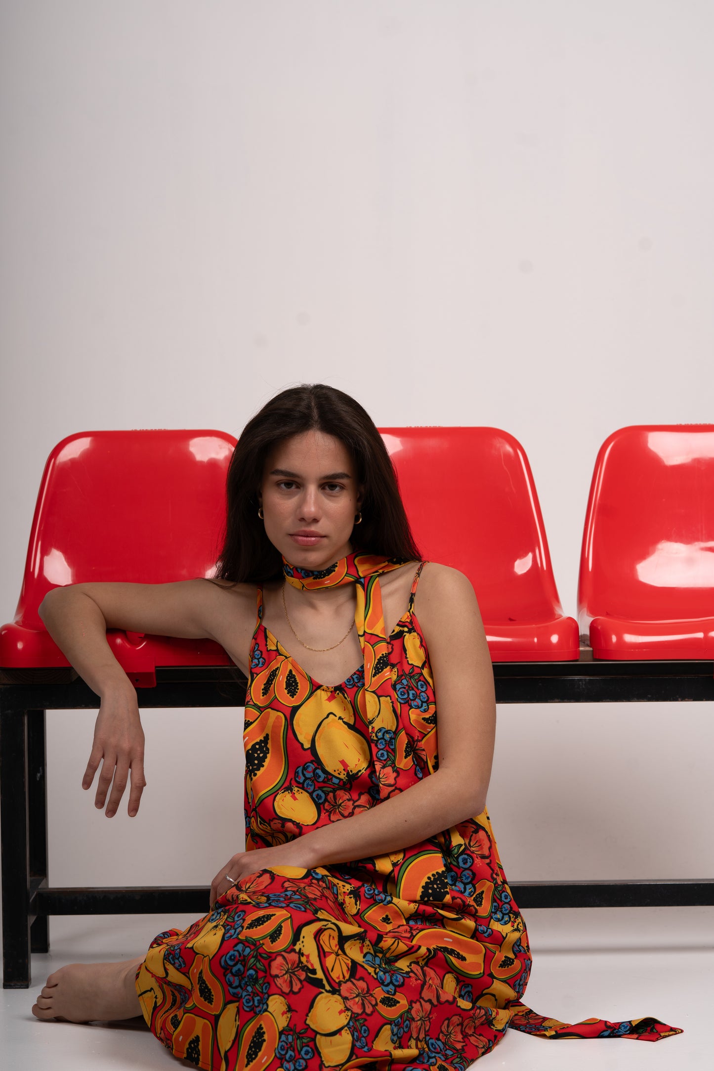 LYA PAPAYA DRESS