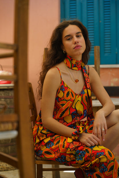 LYA PAPAYA DRESS