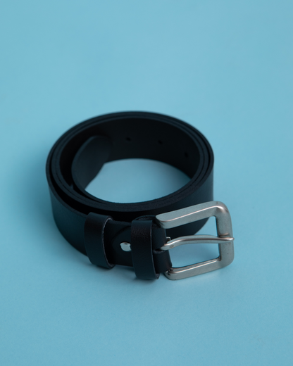 TRACY BLACK LEATHER BELT