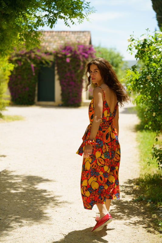 LYA PAPAYA DRESS