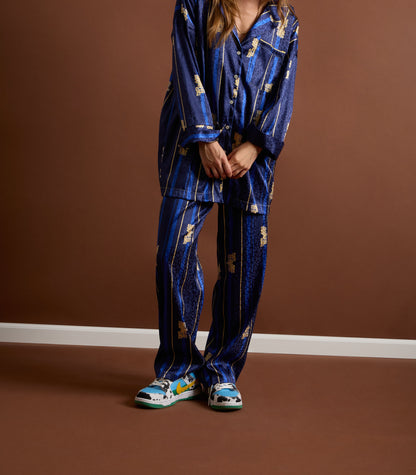 ELECTRA SATIN TROUSERS