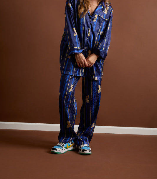 ELECTRA SATIN TROUSERS