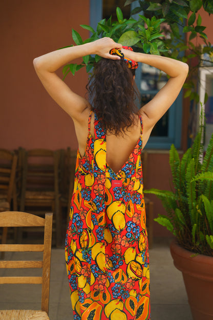 LYA PAPAYA DRESS