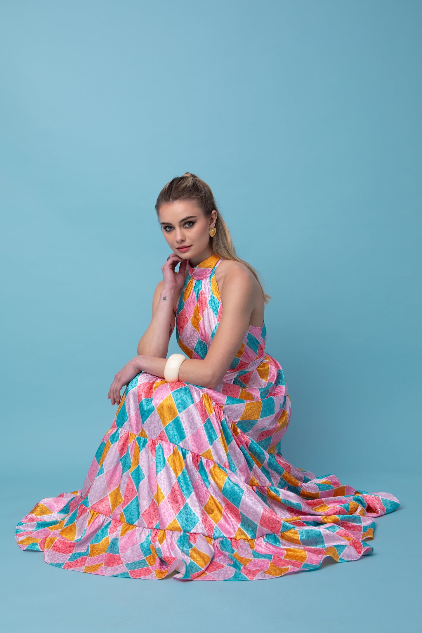 ALICE DRESS RHOMBUS