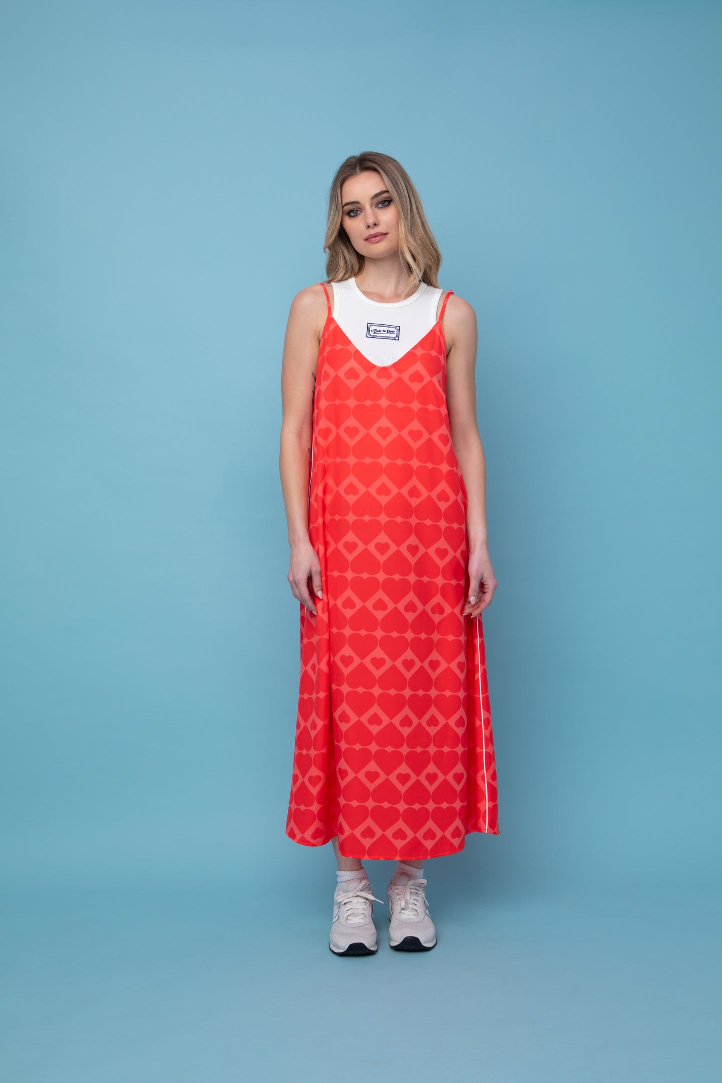 LYA RED HEART DRESS