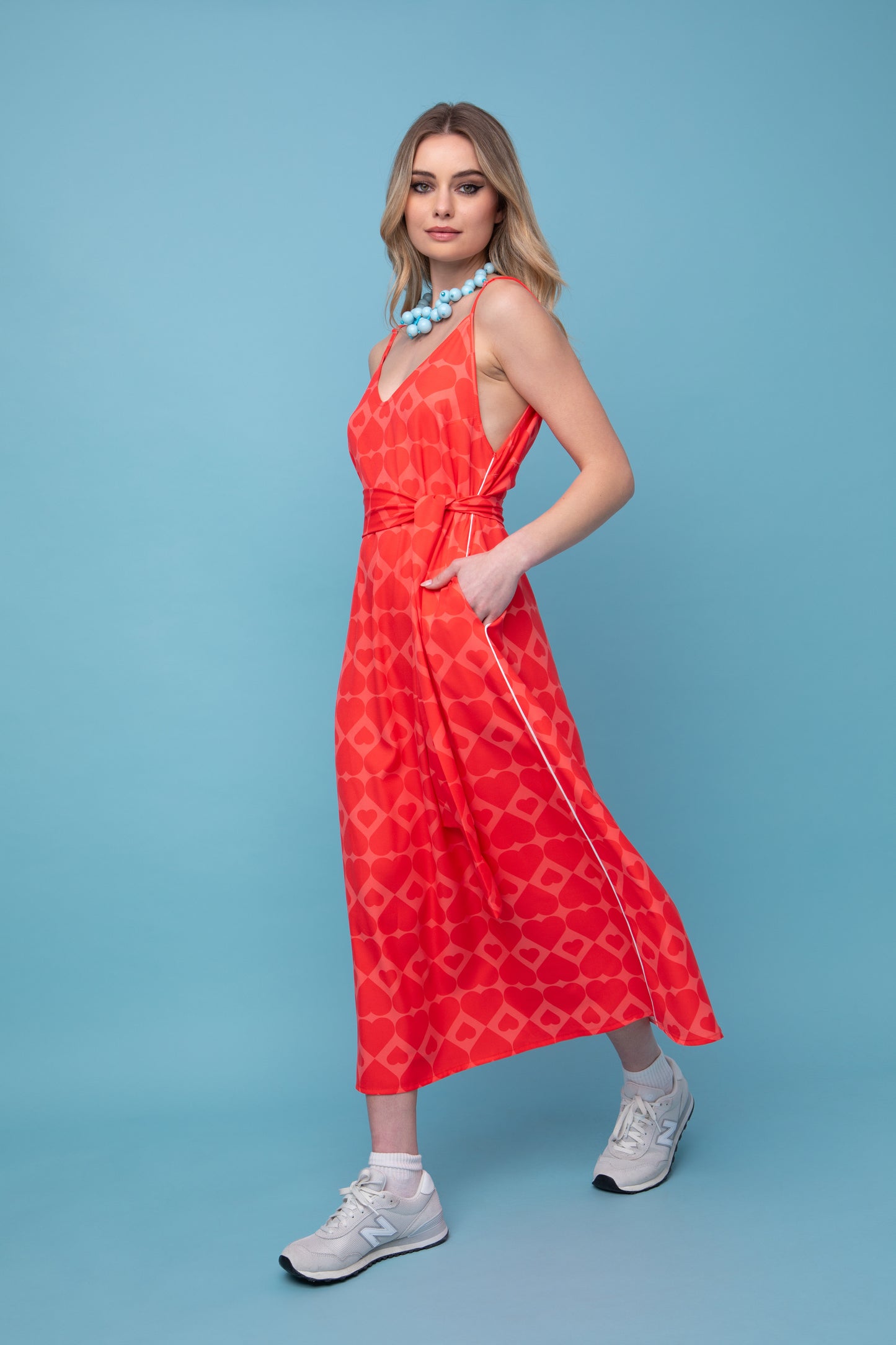 LYA RED HEART DRESS