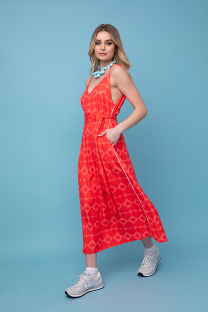 LYA RED HEART DRESS