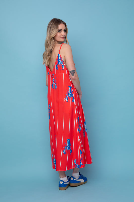 LYA LOB DRESS RED