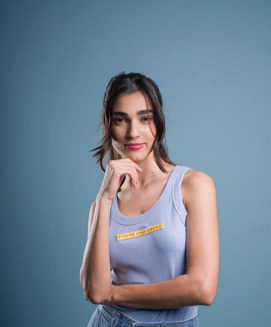 ANNIE BABY BLUE TANK TOP