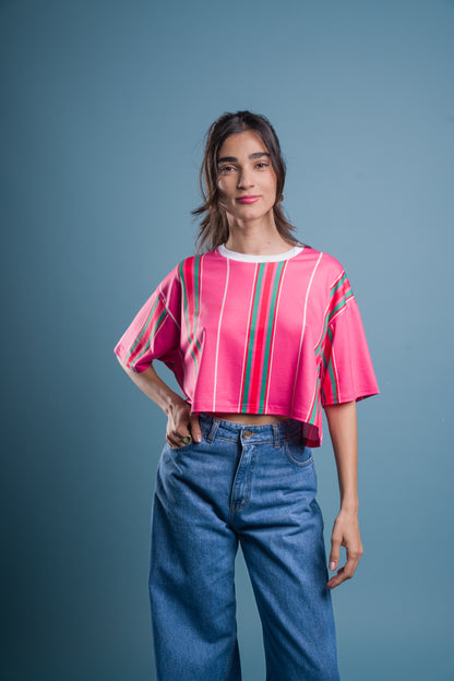 MAGENTA CROP TOP