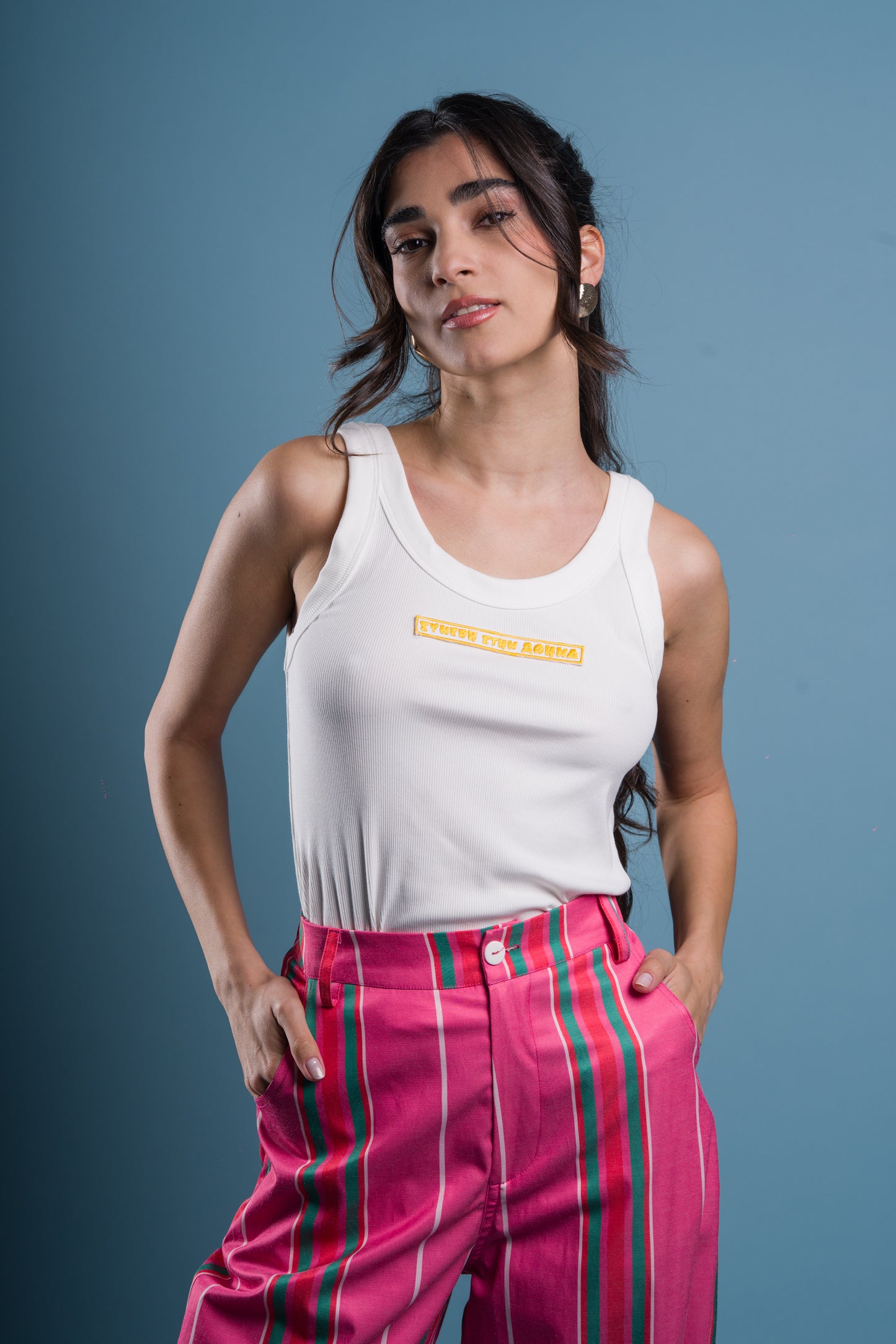 ANNIE WHITE TANK TOP