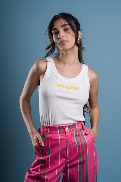 ANNIE WHITE TANK TOP