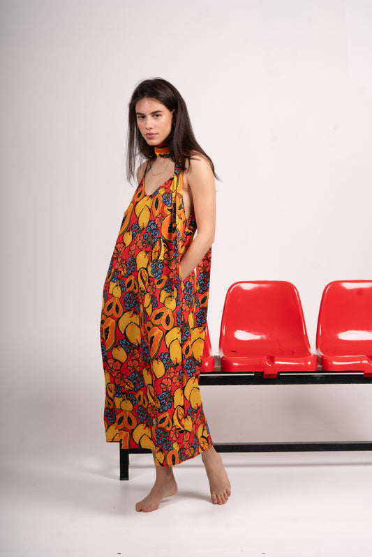 LYA PAPAYA DRESS
