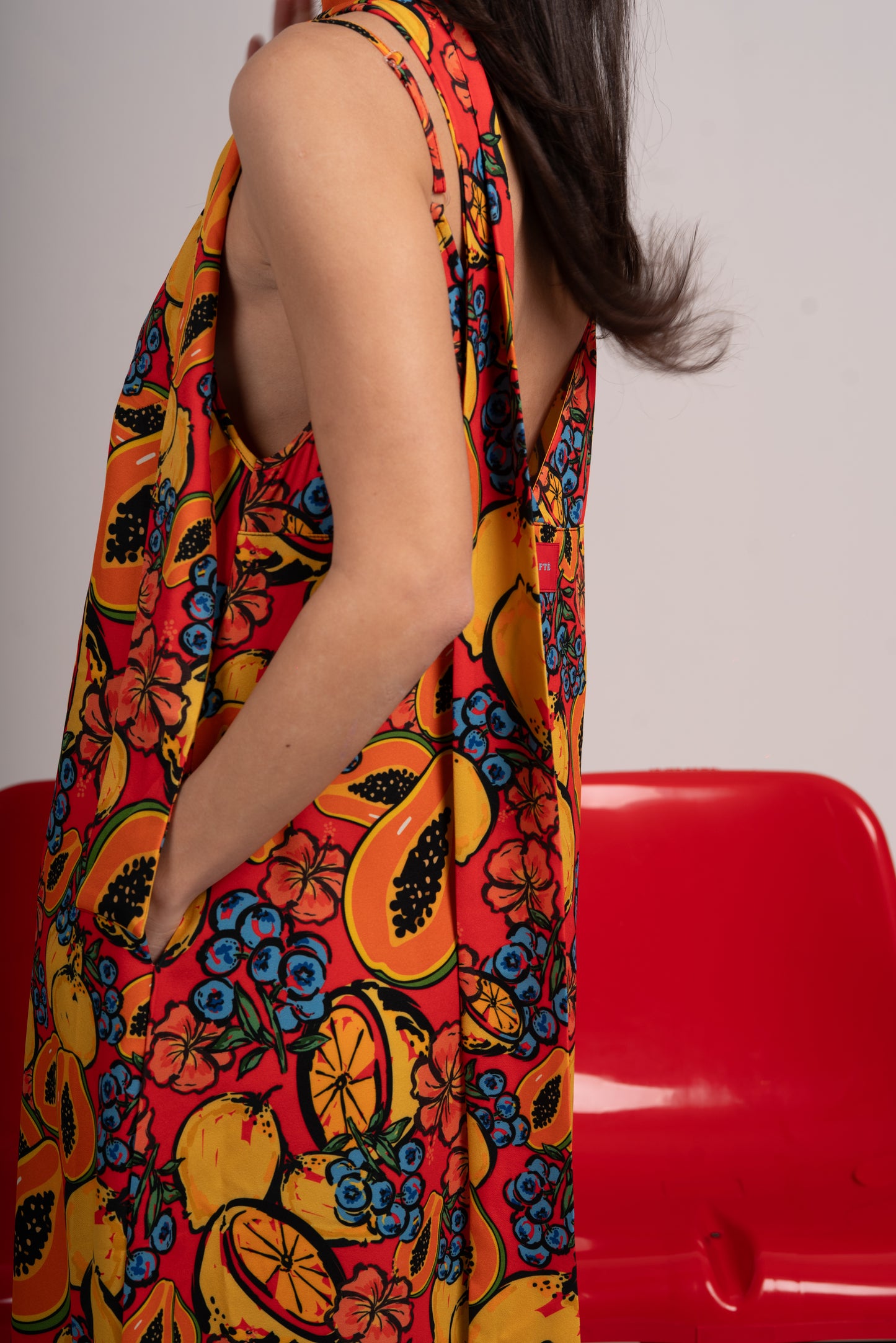 LYA PAPAYA DRESS